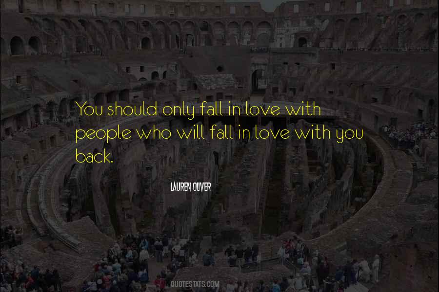 Before You Fall In Love Quotes #1872731