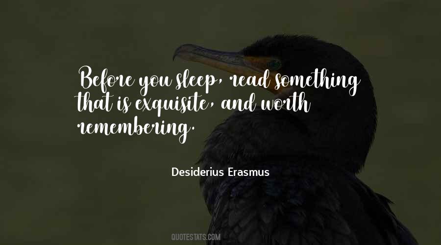 Before You Sleep Quotes #1127373