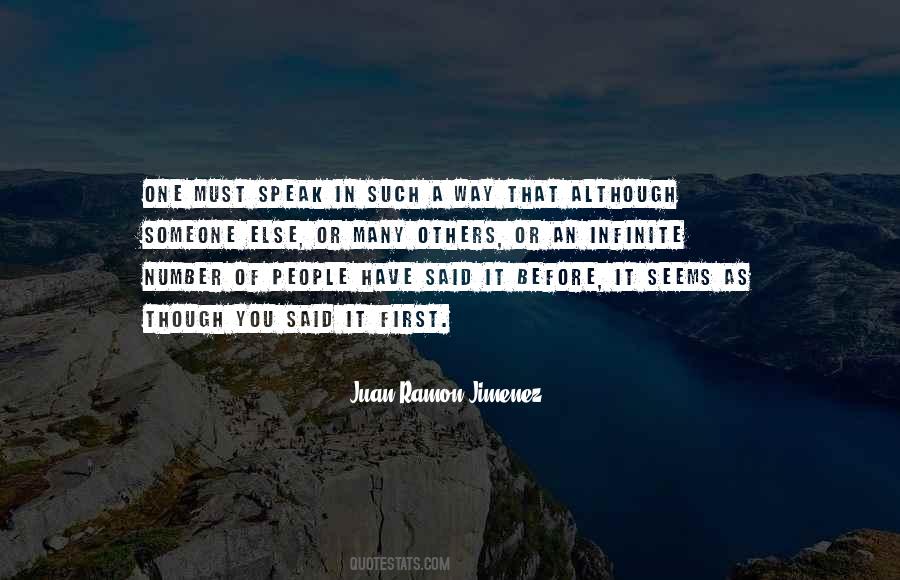 Before You Speak Quotes #610282