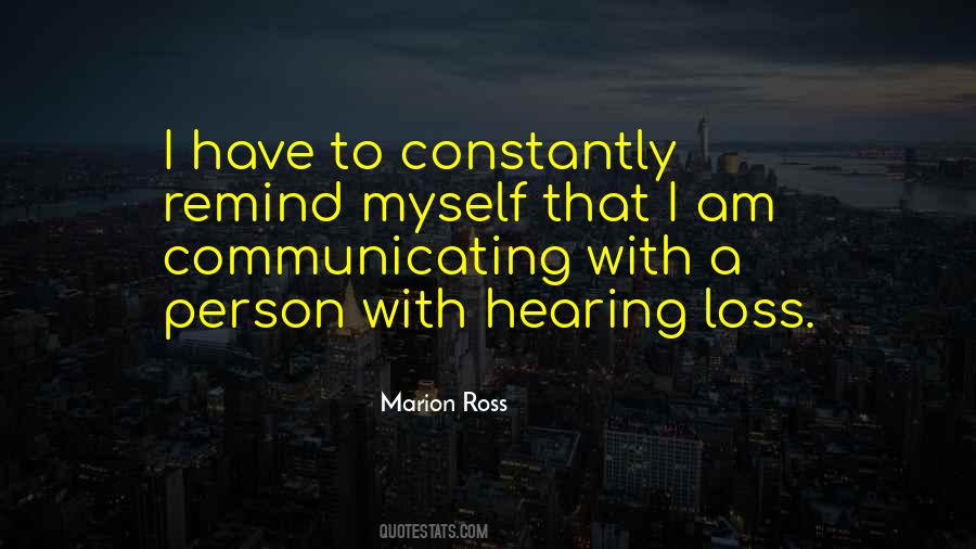 Person Hearing Quotes #1139148