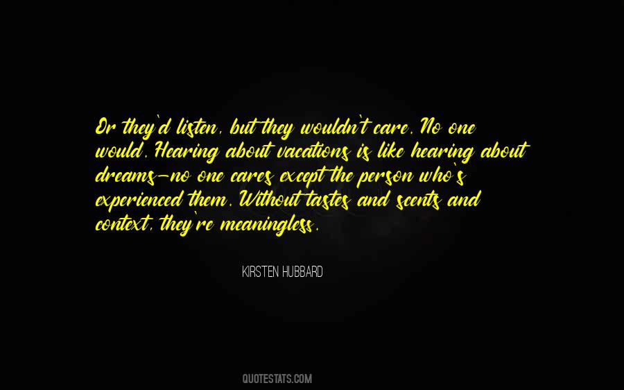 Person Hearing Quotes #913404
