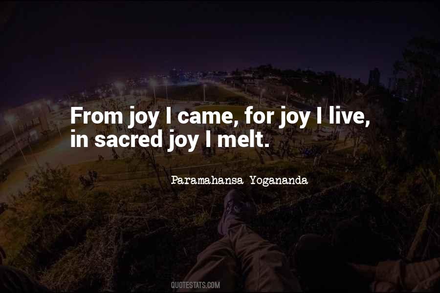 Live In Joy Quotes #578399