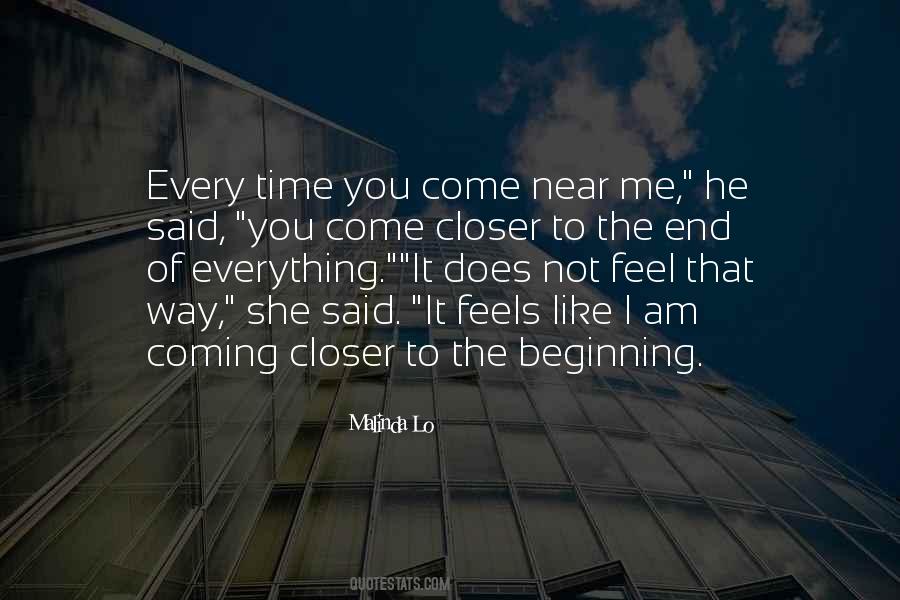 Beginning Not The End Quotes #271270