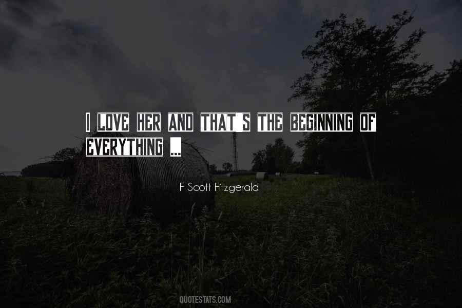 Beginning Of Everything Quotes #197204