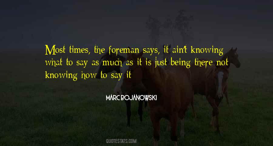 Not Knowing What To Say Quotes #372230