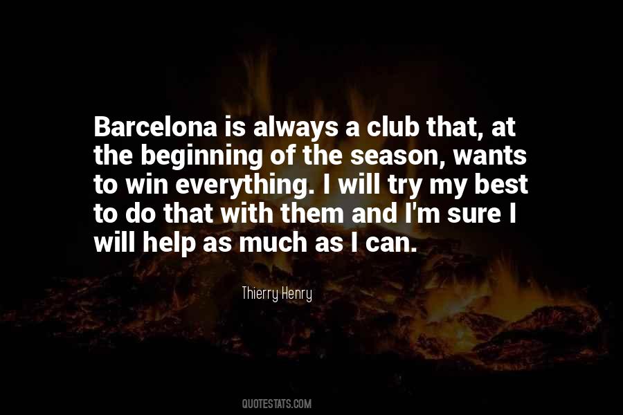 Beginning Of The Season Quotes #1125151