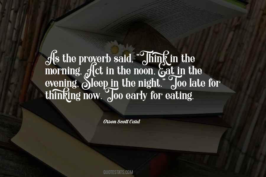 Late Morning Quotes #1846087