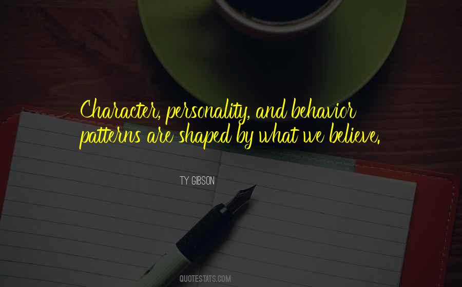 Behavior And Personality Quotes #195047