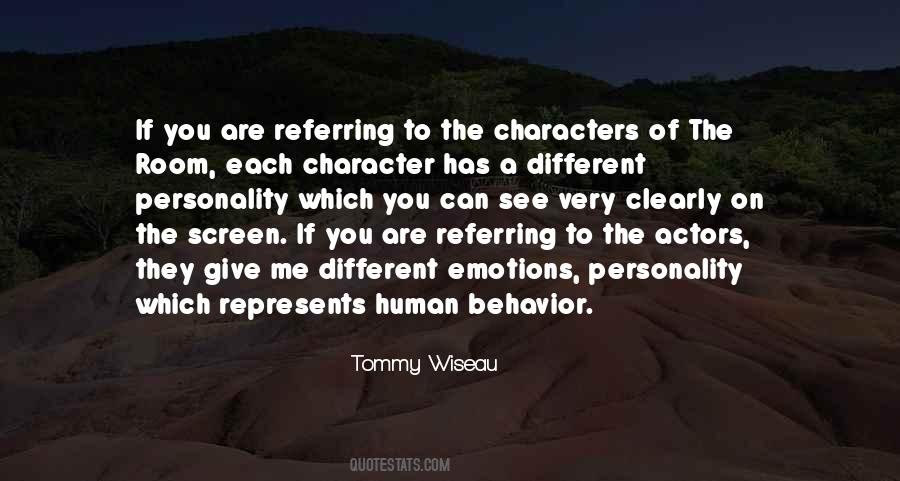 Behavior And Personality Quotes #622616
