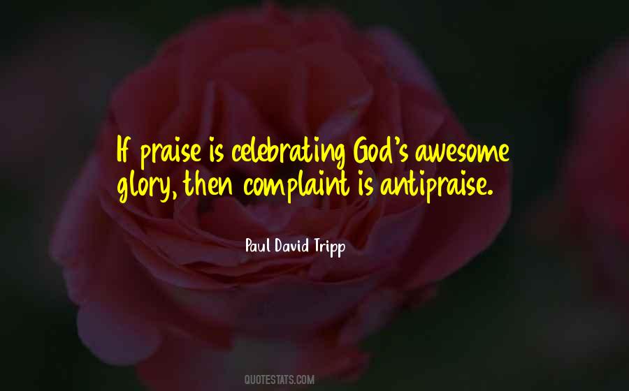 Praise Is Quotes #196289