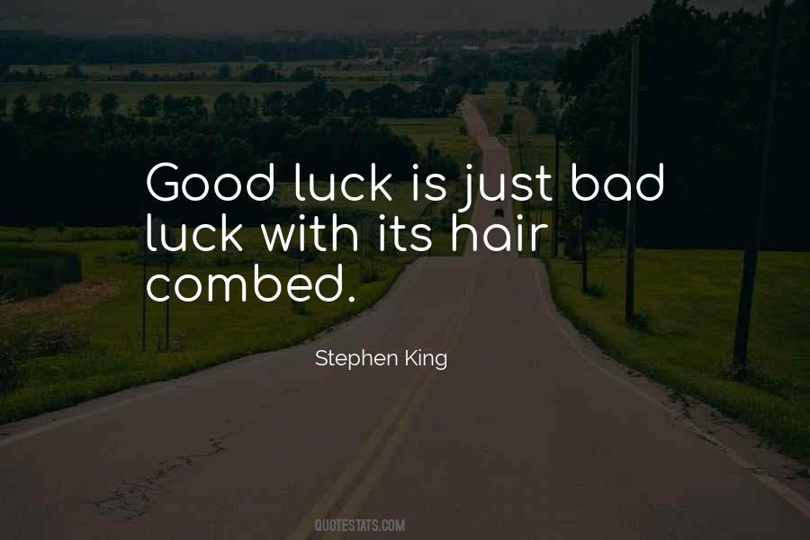 Bad Hair Quotes #473589