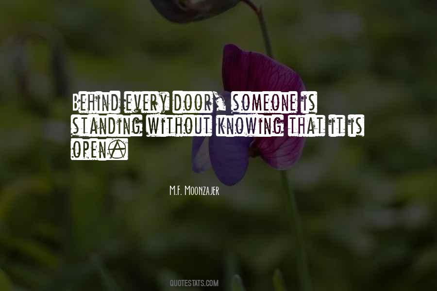 Behind Every Door Quotes #60119