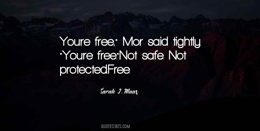 Safe And Protected Quotes #606339