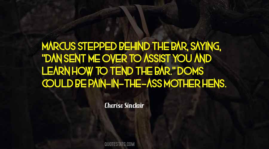 Behind The Bar Quotes #1089582