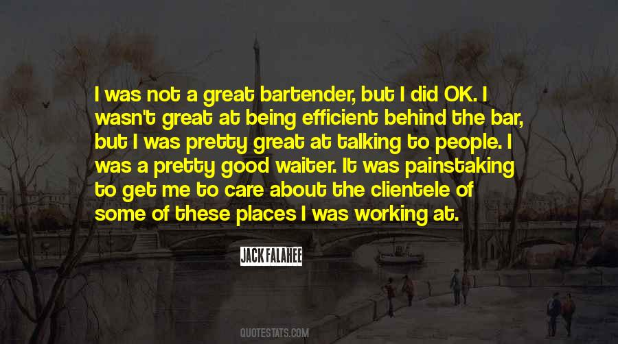 Behind The Bar Quotes #257020