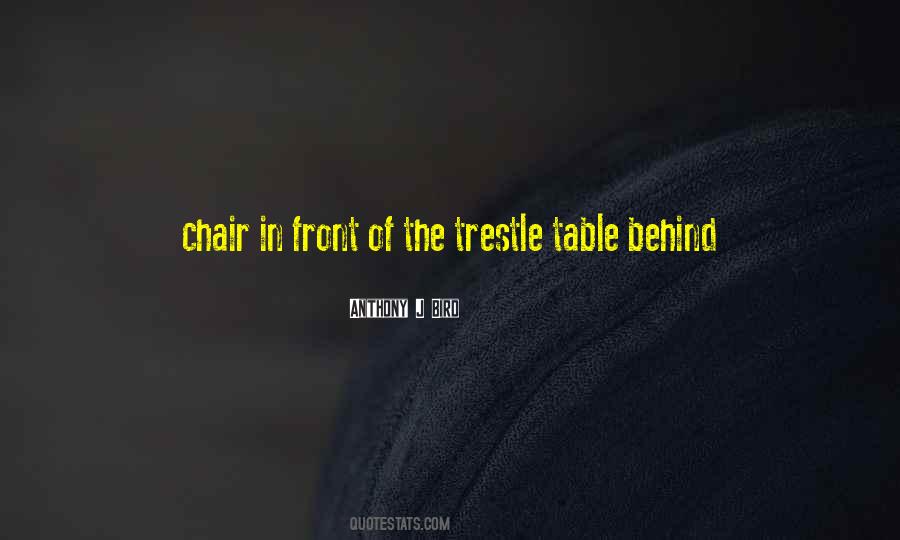 Behind The Chair Quotes #312854