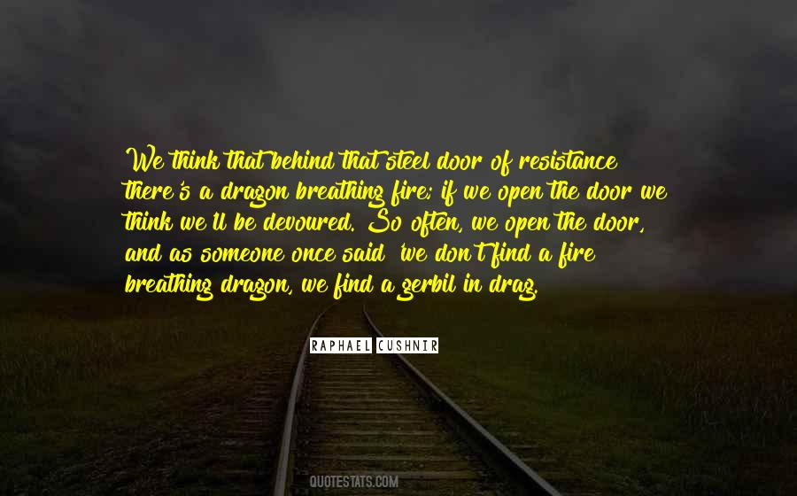 Behind The Door Quotes #421433