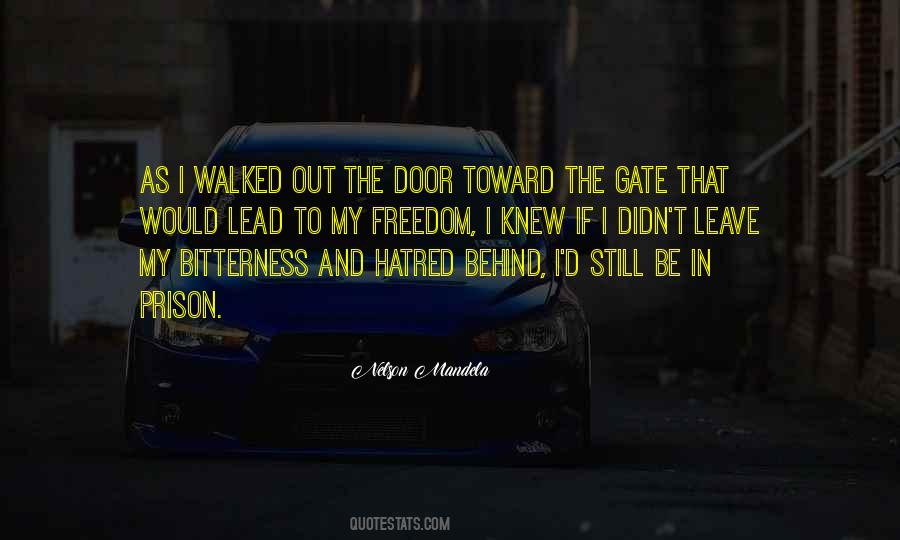 Behind The Door Quotes #652357