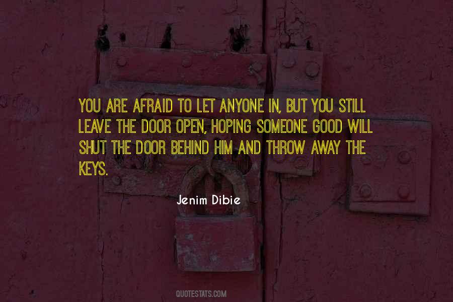 Behind The Door Quotes #90287