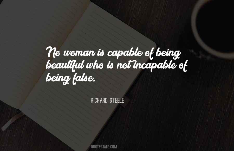Being A Beautiful Woman Quotes #424756