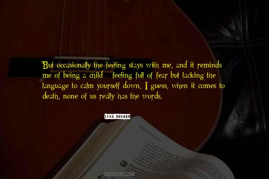 Being A Child Quotes #920135