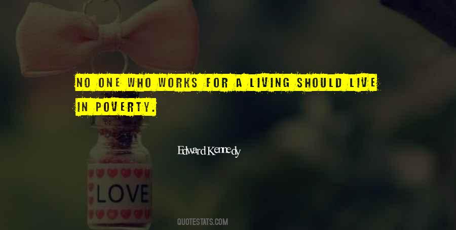 Living In Poverty Quotes #1490731
