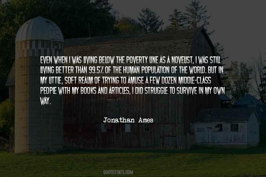 Living In Poverty Quotes #1806510