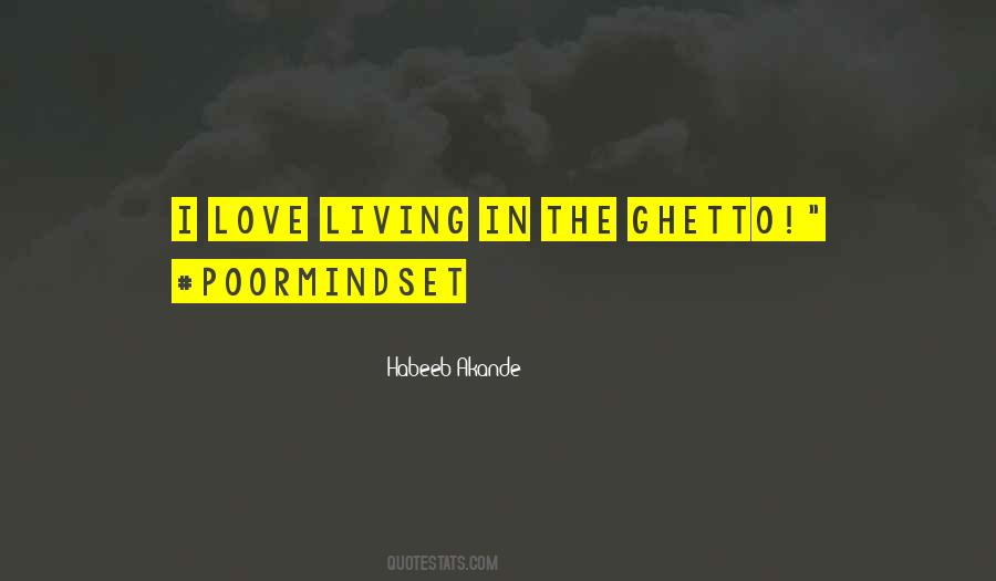 Living In Poverty Quotes #623631