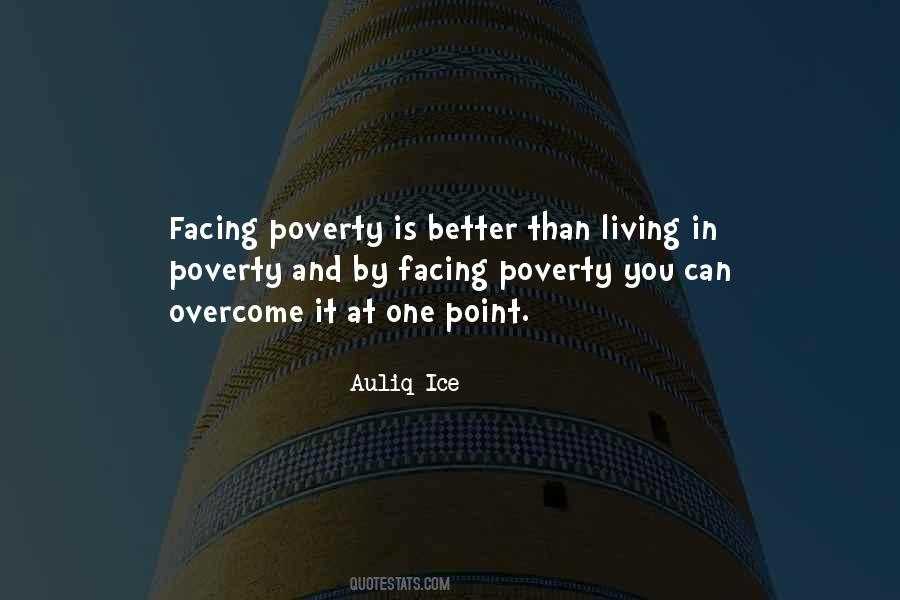 Living In Poverty Quotes #805070
