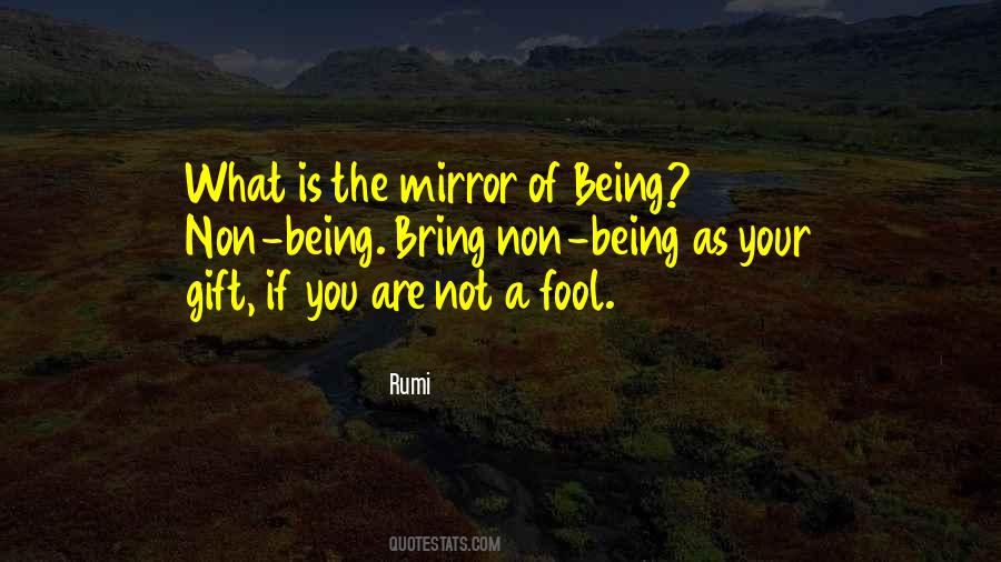 Being A Fool Quotes #1868882