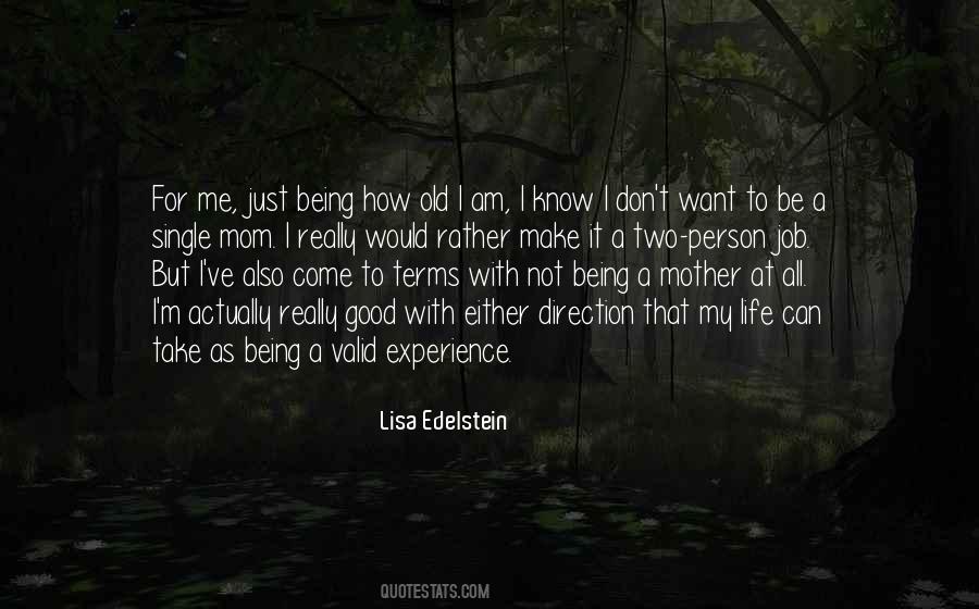 Being A Good Mother Quotes #735260