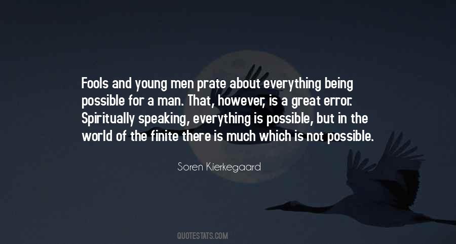 Being A Great Man Quotes #464062