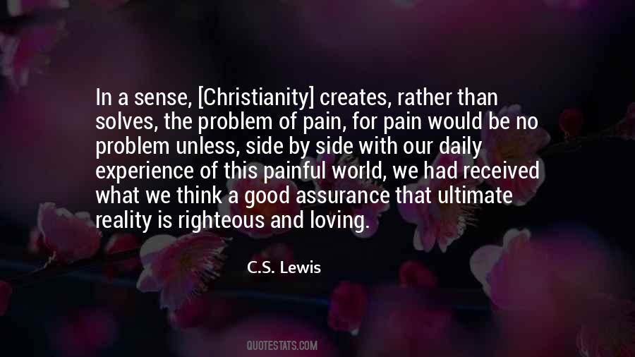 The Problem Of Pain Quotes #826566