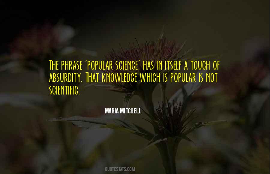 Popular Science Quotes #723543