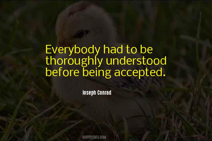 Being Accepted Quotes #1550421