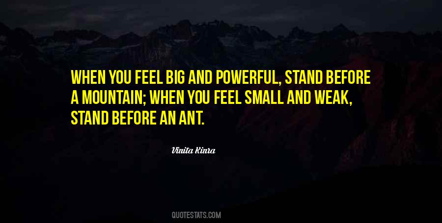 Feel Small Quotes #1200637