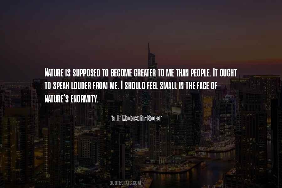 Feel Small Quotes #1556120