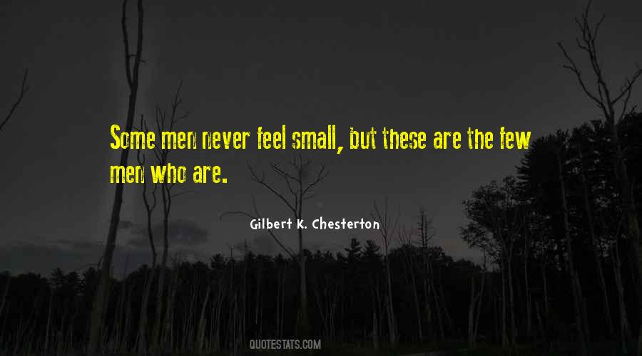 Feel Small Quotes #66409