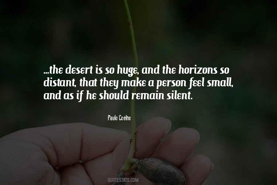 Feel Small Quotes #908228