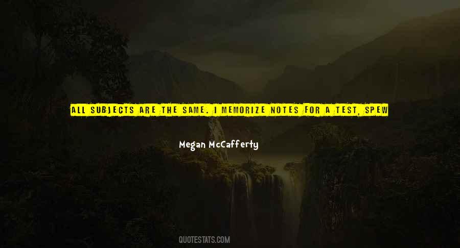 Quotes About Mccafferty #597018