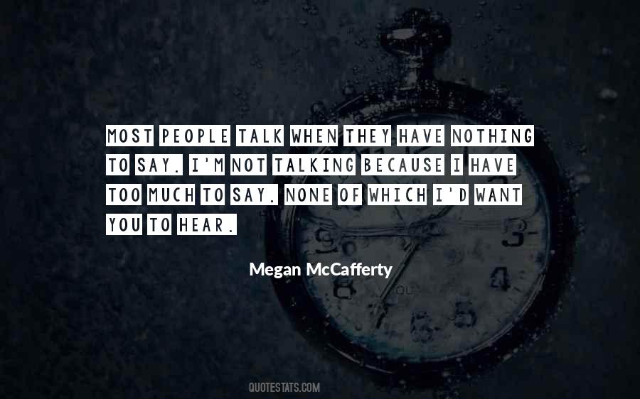 Quotes About Mccafferty #679369