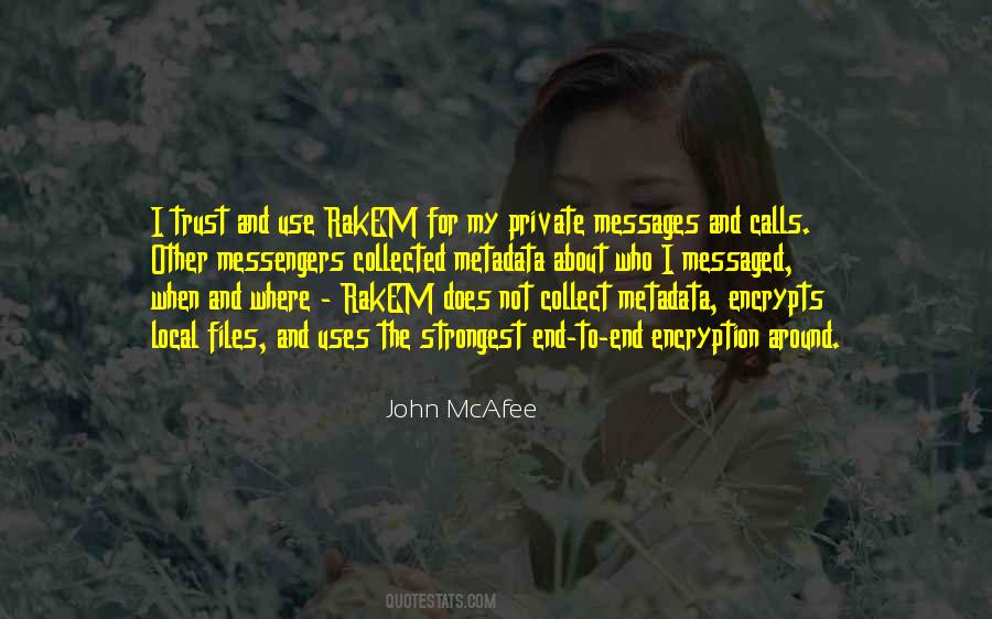 Quotes About Mcafee #882826