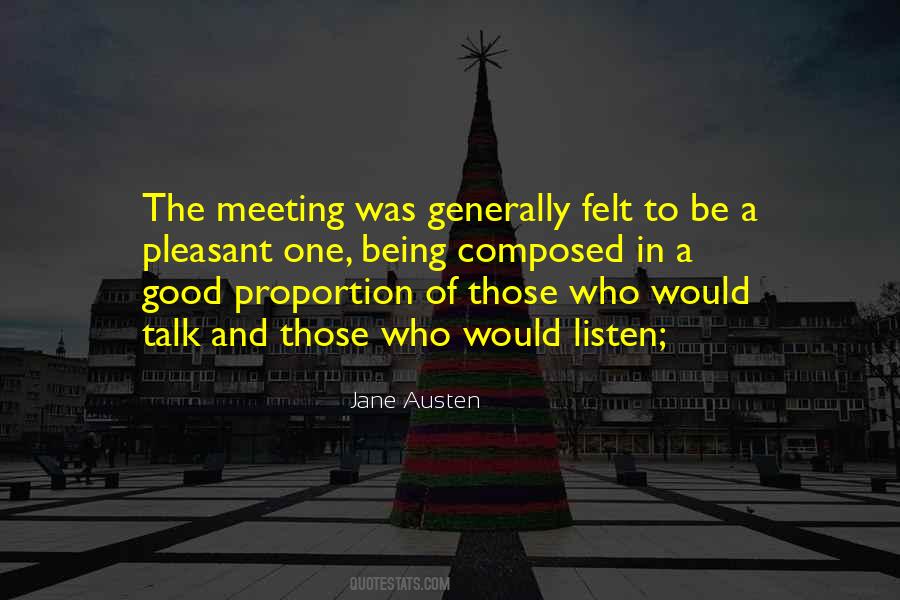 The Meeting Quotes #1238746