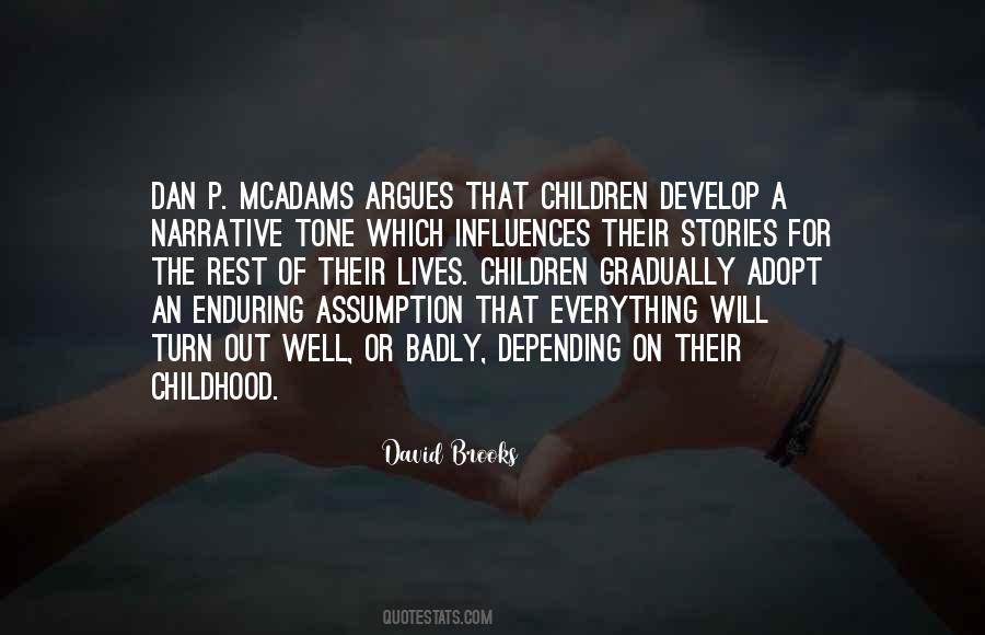 Quotes About Mcadams #133048
