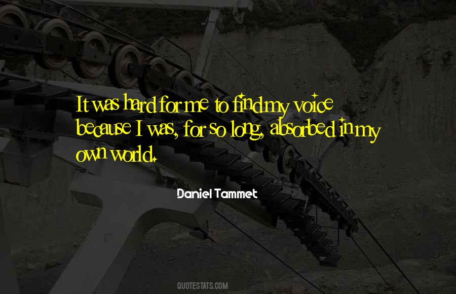 Tammet Daniel Quotes #1705925