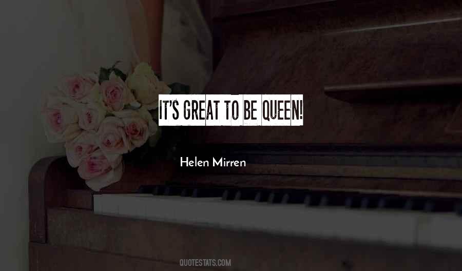 Mirren Of The Queen Quotes #1525378