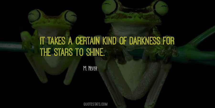 Darkness Stars Quotes #264405