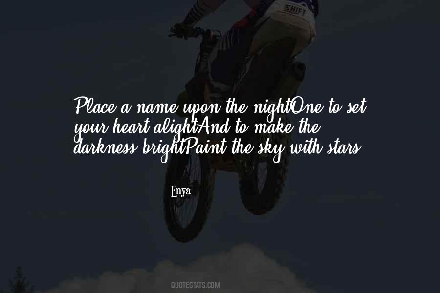 Darkness Stars Quotes #59288