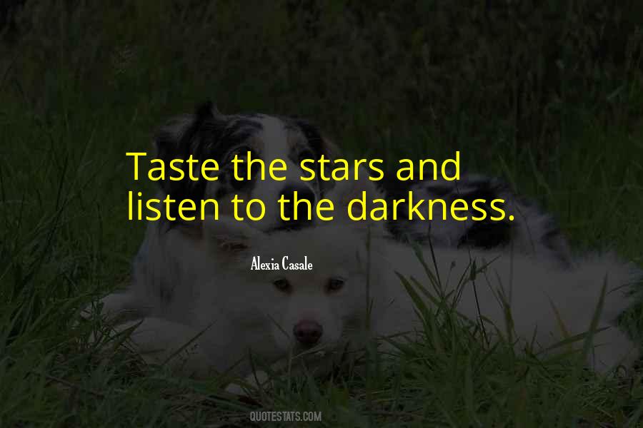 Darkness Stars Quotes #825931