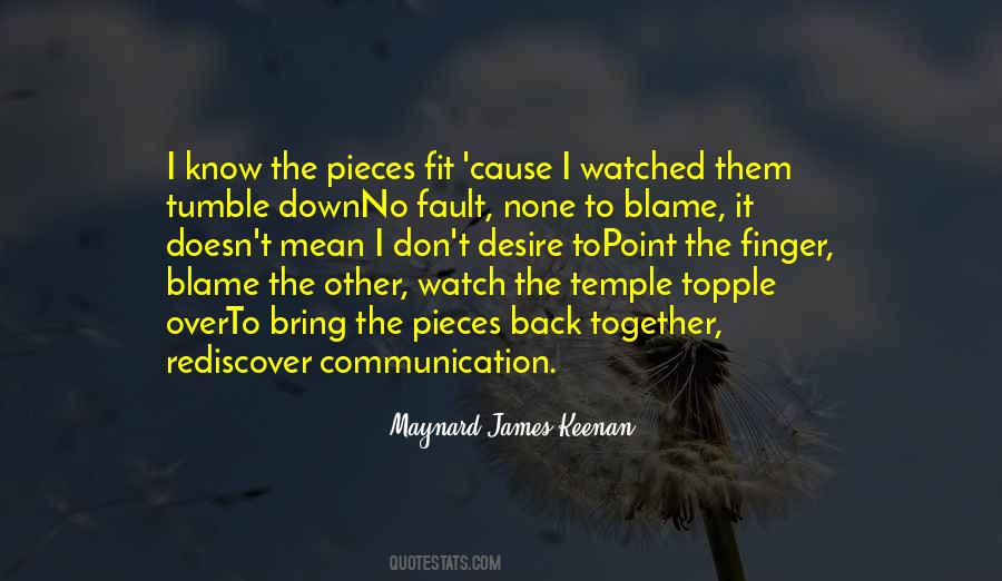 Quotes About Maynard James Keenan #1439438